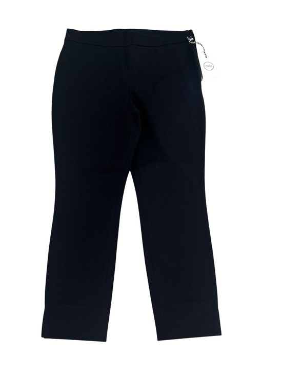 1901 Pants - NWT 1901 Black Straight-Leg flat front stretchy Dress ankle Pants size 10 petite